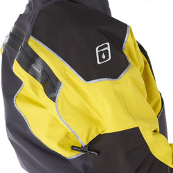 Level Six Emperor Dry Suit in Citron side view