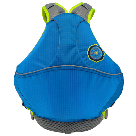 Astral Otter 2.0 Kid's Lifejacket (PFD) in Deep Water Blue back