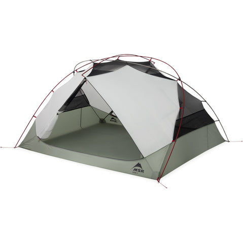 MSR Elixir 3 Person Backpacking Tent tent body angle view