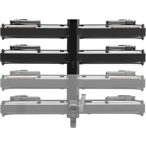 Kuat Piston Pro X Hitch Rack 2 Bike Add-On in Galaxy Gray front
