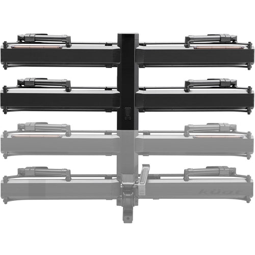 Kuat Piston Pro X Hitch Rack 2 Bike Add-On in Galaxy Gray front