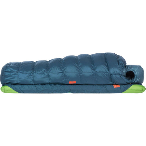 Big Agnes Lost Ranger 3N1 15 Degree Down Sleeping Bag in Legion Blue/Tapestry side view