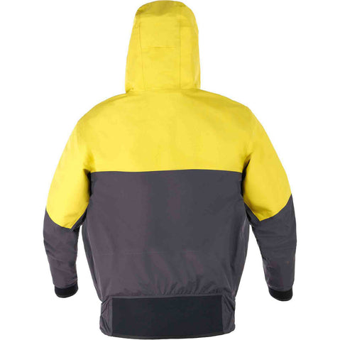 Level Six Juneau Semi-Dry Top in Citron zipper open
