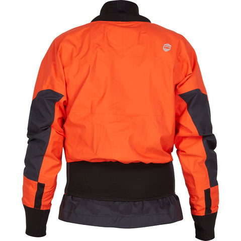 NRS Men's Stratos Semi-Dry Paddling Jacket in flare back