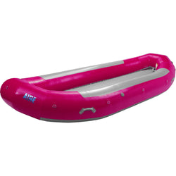 AIRE 156D Self-Bailing Raft in Cranberry angle