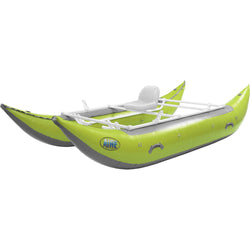 AIRE Wave Destroyer 12 Cataraft in Lime angle