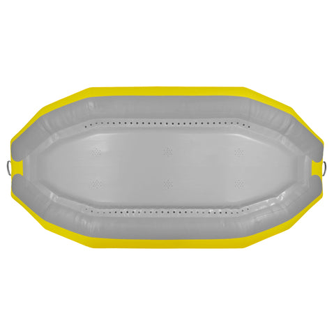 Star Inflatables Select Hurricane 14 Self-Bailing Raft in Yellow bottom