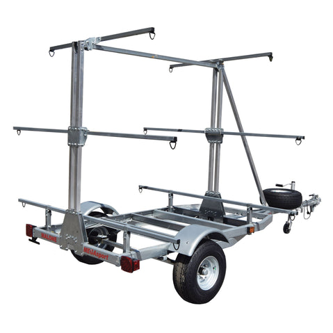 Malone MegaSport Outfitter 3 Tier Kayak Trailer back