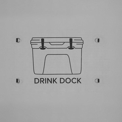 Star Jam Pad Inflatable Dock cooler tiedowns