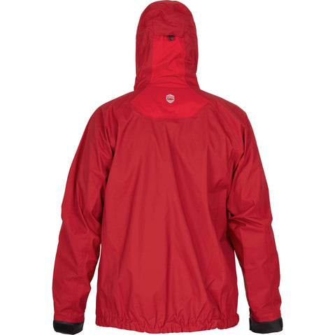 NRS Men's High Tide Paddling Jacket in Red back