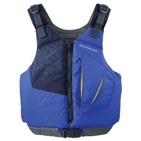 Stohlquist Men's Escape Kayak Lifejacket (PFD) in blue front