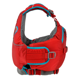 Astral Otter 2.0 Kid's Lifejacket (PFD) in Cherry Creek Red side