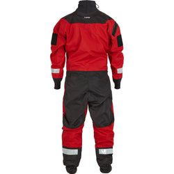 Reboxed NRS Ascent SAR Dry Suit in Red back