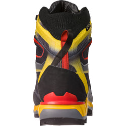 La Sportiva Men's Trango Tech GORE-TEX Mountaineering Boots in Black/Yellow back