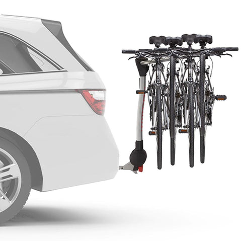 Yakima RidgeBack 5 Bike Hitch Rack with bikes loaded side