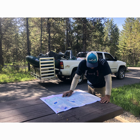 Outcast OSG Striker Self-Bailing Fishing Raft trip planning