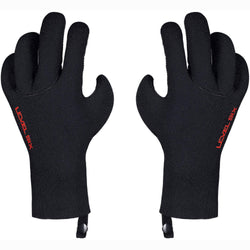 Level Six Proton 2 mm Neoprene Paddling Gloves in Black pair