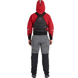 NRS Men's Orion Paddling Jacket in Red model back