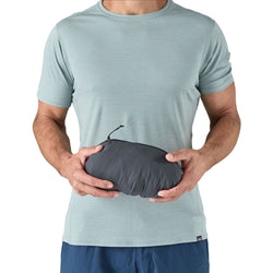 Patagonia Men's Nano-Air Ultralight Full-Zip Hoody in Smolder Blue packed