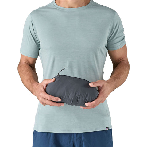 Patagonia Men's Nano-Air Ultralight Full-Zip Hoody in Smolder Blue packed