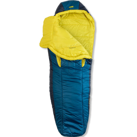 Nemo Men's Forte Endless Promise 20 Synthetic Sleeping Bag in Abyss/Green Sheen open