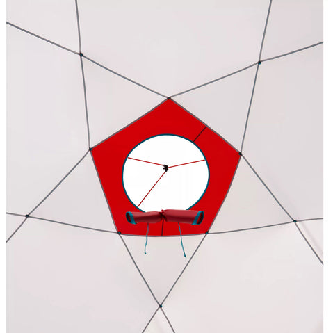 Mountain Hardwear Stronghold Dome Basecamp Tent in Alpine Red details