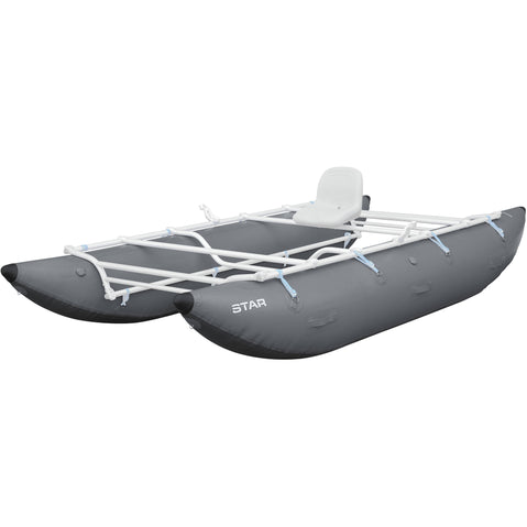 Star Kannah 14 Cataraft in Gray angle