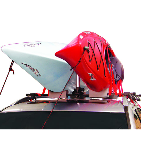 Malone Stax Pro 2 Kayak Roof Rack with kayaks