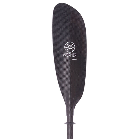 Werner Kalliste Carbon Bent Shaft Kayak Paddle blade face
