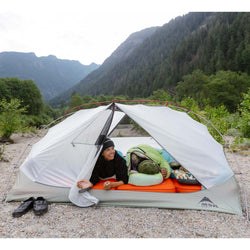 MSR Elixir 4 Person Backpacking Tent campers waking up