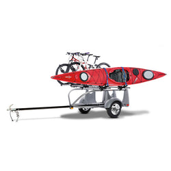 Sylvan Sport GoEasy Base Kayak Trailer with bikes loaded