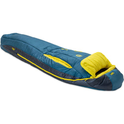 Nemo Men's Forte Endless Promise 20 Synthetic Sleeping Bag in Abyss/Green Sheen angle