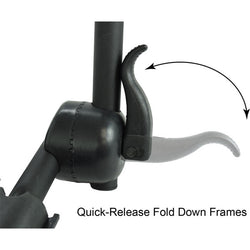 Malone FoldAway-J Kayak Carrier fold down frame