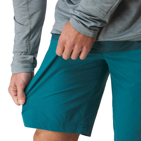 NRS Men's Benny Board Shorts in Deep Teal model detail