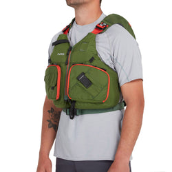 NRS Chinook Lifejacket (PFD) forest model angle