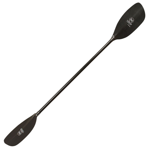 Werner Powerhouse Carbon Straight Shaft Whitewater Kayak Paddle angle
