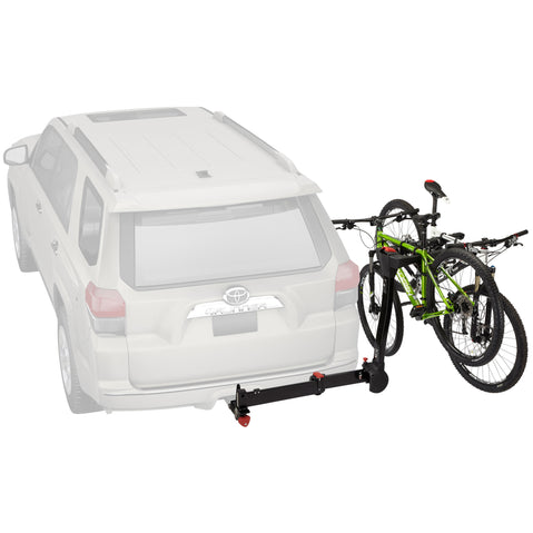 Yakima FullSwing 4 Bike Hitch Rack with bikes loaded side