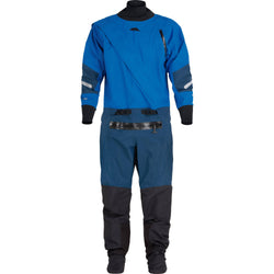 NRS Men's Foray Dry Suit in Blue front