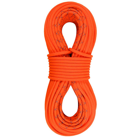 Sterling Nano IX 9.0 mm BiColor XEROS Dry Climbing Rope in Orange front