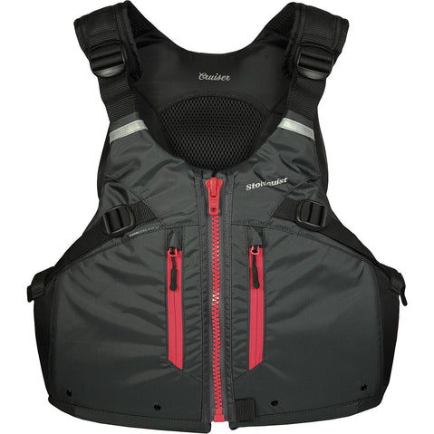 Stohlquist Women's Cruiser Lifejacket (PFD) in Dark Gray front