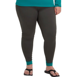 NRS Women's Expedition Weight Pants in Graphite model view frontcrop