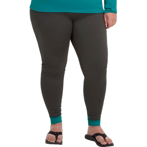 NRS Women's Expedition Weight Pants in Graphite model view frontcrop