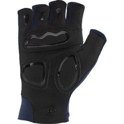 NRS Men's Half-Finger Boater's Gloves in Navy palm