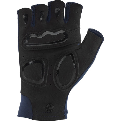 NRS Men's Half-Finger Boater's Gloves in Navy palm