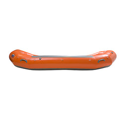 AIRE 130R Self-Bailing Raft in Orange side