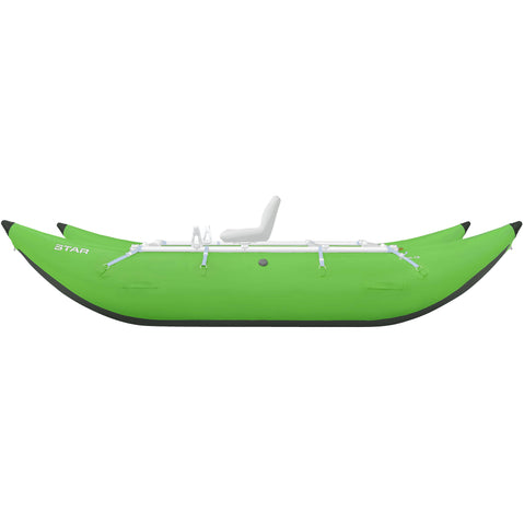 Star Kima 13 Cataraft in Lime side