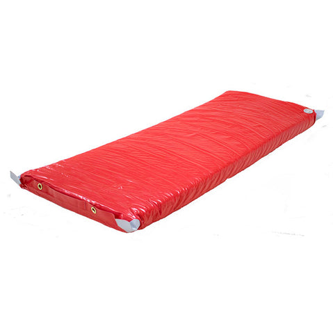 AIRE Ultra Landing Pad Inflatable Mattress in Red angle