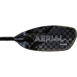 Aqua-Bound Aerial Major Carbon Versa-Lok Straight Shaft 2-Piece Kayak Paddle right blade frontside