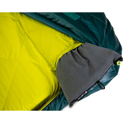 Nemo Jazz 30 Degree Synthetic Sleeping Bag in Lagoon/Lumen pocket