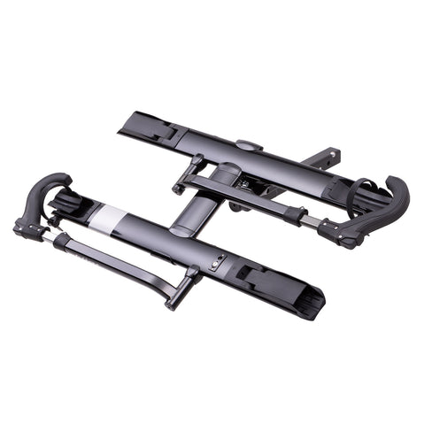 Kuat Sherpa 2.0 2 Bike Hitch Rack Black Metallic angle view tilted down